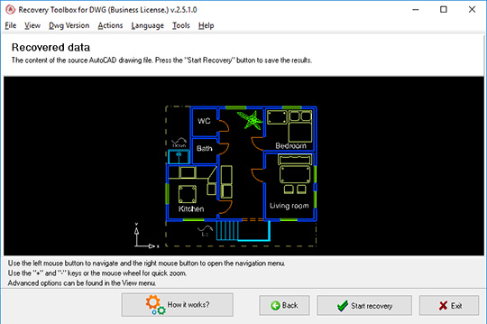 क्षतिग्रस्त .dwg को कैसे ठीक करें